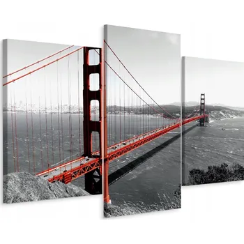 Obraz Obraz Triptych MOST Architektura Krajina 3D 60x40