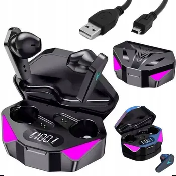 Sluchátka Bezdrátová sluchátka do uší Lewer X15 Bluetooth 5.3, černá