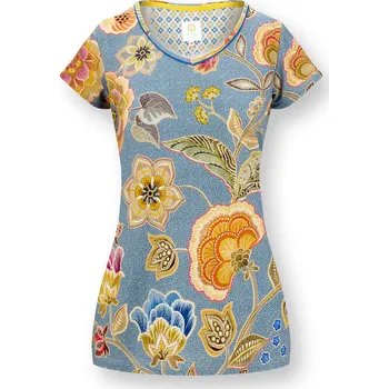 Dámské tričko PIP Studio Toy top krátký rukáv Matata modrá Velikost: M 51.512.675