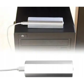 Lampička Bateriová lampička se senzorem PIR, stříbrná, podlouhlá, studená bílá