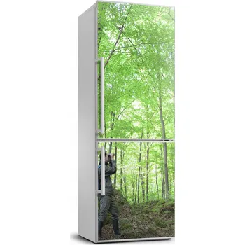 Fototapeta Samolepící tapeta na ledničku Lidé Ornitolog 70x190 cm