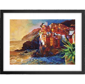 Obraz Obraz plakát v černém rámu do obýváku 40x30 krajina foto na zeď