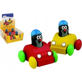 Dřevěná hračka Krteček a chytrý automobil Detoa 13384 dřevený