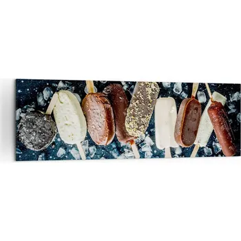 Obraz Velký obraz do obýváku XXL 160x50 zmrzlina moderní fotoobraz na plátně obrazy