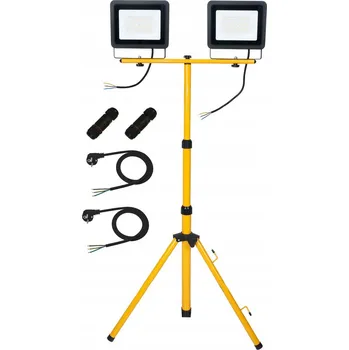 LED halogenový reflektor 2x 50W PREMIUM se stativem