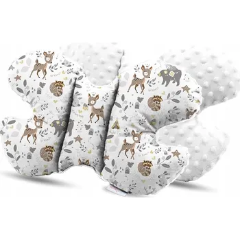 Polštář PROTINÁRAZOVÝ CESTOVNÍ POLŠTÁŘ MOTÝL MINKY