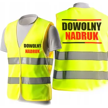 Dámská vesta Reflexní vesta s potiskem a nápisem LOGO XXXL