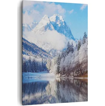 Obraz Obraz na plátně do obýváku, ložnice 50x70 zima foto obrazy na zeď canvas