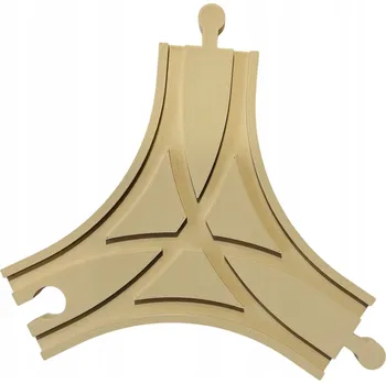 Vláček a vláčkodráha Výhybka trojitá Y pro dřevěné vláčkodráhy