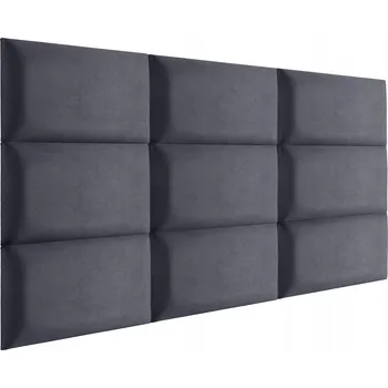 Obraz Čalouněný nástěnný panel obdélník 60x30 černý