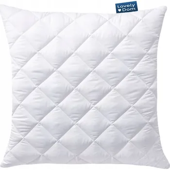 Polštář Polštář na spaní 45x45 cm bílá mikrovlákno antialergický zip OEKO-TEX