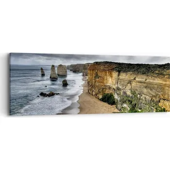 Obraz Obraz na plátně do obýváku ložnice 90x30 pláž foto obrazy na zeď