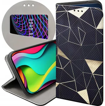 Pouzdro na mobilní telefon Flipové pouzdro Hello Case pro Samsung Galaxy S24 Ultra zlaté