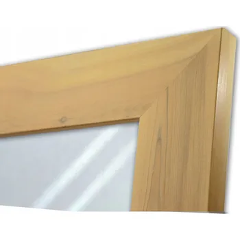 Zrcadlo Zrcadlo nástěnné v širokém rámu 80x50 jabloň