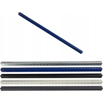 Dílenský regál Kovový skladový regál 90 x 4 x 4 cm