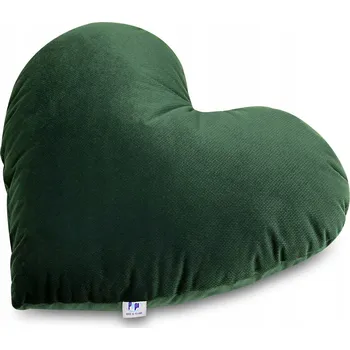 Polštář Polštář srdce tmavě zelené