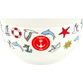 Miska salátová mísa keramická, moře 13 cm, kotva