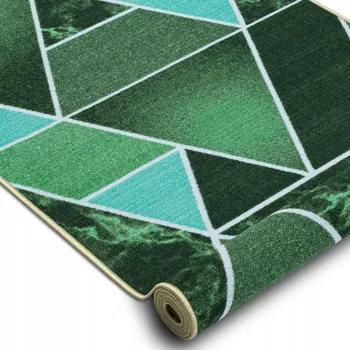 Obraz BĚHOUN GUMA 110 cm TROJÚHELNÍKY zeleň ^*Q3824