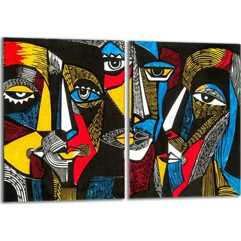 Obraz Skleněná ochranná deska na sporák 2x40x52 Pop Art DO KUCHYNĚ