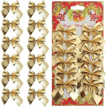 Vánoční dekorace VÁNOČNÍ OZDOBY MAŠLE NA STROMEČEK 12 KS