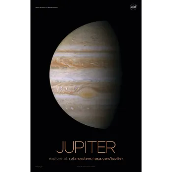 Obraz PLAKÁT NA ZEĎ VZDĚLÁVACÍ NASA VESMÍR bez rámu 60 x 93 cm