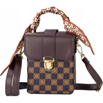 Kabelka Little Angel kabelka typu kufřík, eko kůže, hnědá