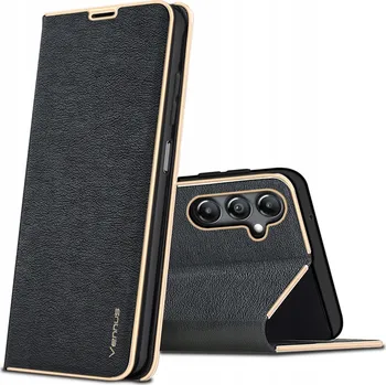 Pouzdro na mobilní telefon Flipové pouzdro KrainaGSM pro Samsung, Galaxy A15 5G, černé