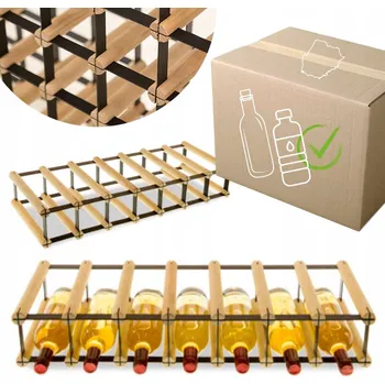 Stojan na víno Stojan na víno RW-8, regál na 7 lahví vína