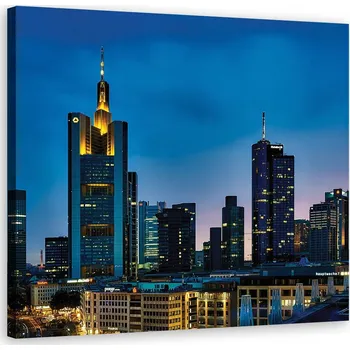 Obraz Obraz Na Plátně Noční Město York 60X60