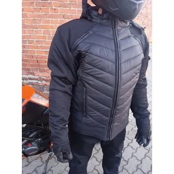 Moto bunda BC101 Nová pánská motocyklová bunda s chrániči, pohodlná JUSAB 4XL