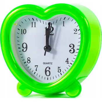 Hodiny BUDÍK PRO DĚTI VE TVARU SRDCE