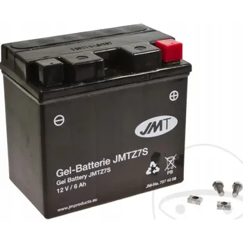 Motobaterie Gelová motocyklová Akumulátor JMT YTZ7S (WPZ7S)