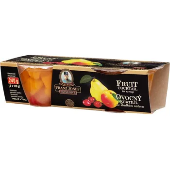 Ovocný koktejl ve sladkém nálevu 2x135ml