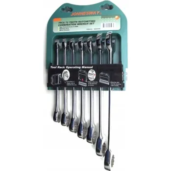 Klíč JONNESWAY 7 KS KLÍČŮ OČKOPLOCHÝCH S RÁČNOU