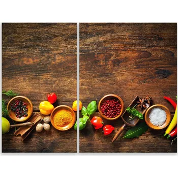 Kuchyňské prkénko Skleněná Ochranná Deska a Krájecí Prkénko | Indukce, Sporák ds-0447