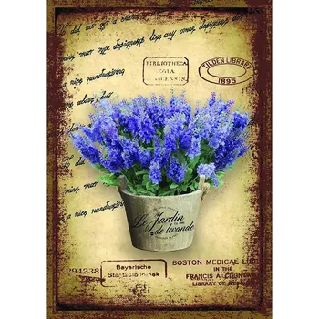 Obraz Cedule Levandule - květináč