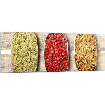 Obraz Obraz na skle do obýváku ložnice 90x30 gastronomie obrazy na zeď sklo