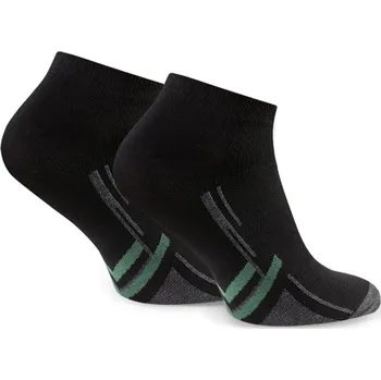 Pánská móda Černé pánské sportovní kotníkové ponožky Art. 101 TB106, BLACK Velikost: 38/40