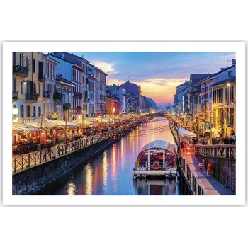 Obraz Obraz plakát do obýváku, ložnice 91x61 město foto na zeď bez rámu