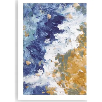 Obraz Plakát bez rámu do obýváku ložnice 50x70 abstrakce moderní módní obraz