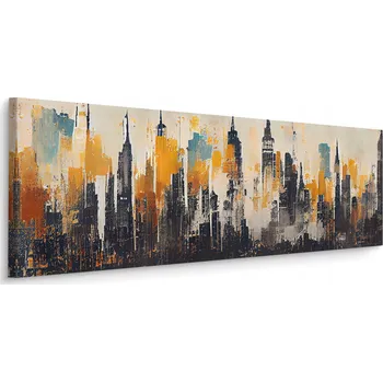 Obraz Panoramatický obraz Městská krajina Architektura Beton Abstrakce 145x45 cm