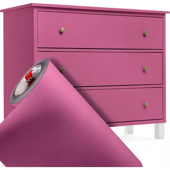 Tapeta Samolepicí fólie, FÓLIE na nábytek šířka 100cm SVĚTLE RŮŽOVÁ MATNÁ