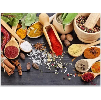 Obraz Skleněná Ochranná Deska a Krájecí Prkénko | Indukce, Sporák ds-0051