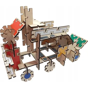 ostatní stavebnice Dřevěné stavební stavebnice pro děti - Standardní sada