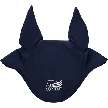 Koňská maska proti hmyzu Supreme Čabraka na uši Pleasure, Full, tmavě modrá