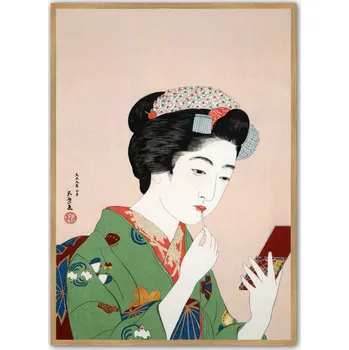 Obraz Plakát JAPONSKÁ UMĚLKYNĚ GEJŠA bez rámu 42 x 59,4 cm