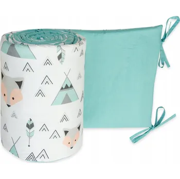 Prostěradlo Chránič do postýlky Ankras 180 cm x 180 cm