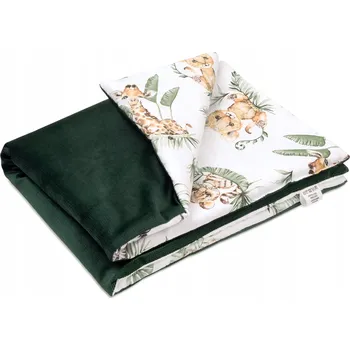 Dětská deka Deka do kočárku oboustranná 55x75 bavlna/velvet Pepi