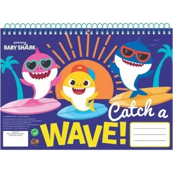 Sešit Sešit hladký A4 Baby Shark GIM 30 listů