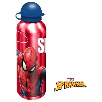 Láhev Hliníková láhev / lahev na pití / nekapající zátka / Spiderman / červená